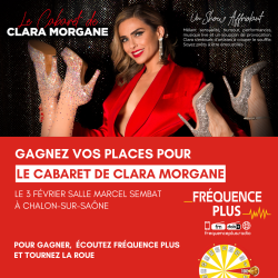 Gagnez vos places pour le cabaret de Clara Morgane à Chalon-sur-Saône