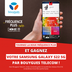 Gagnez le Samsung Galaxy S22 avec Fréquence Plus ! 