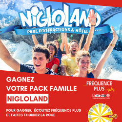 Gagnez votre pack famille pour "Nigloland"